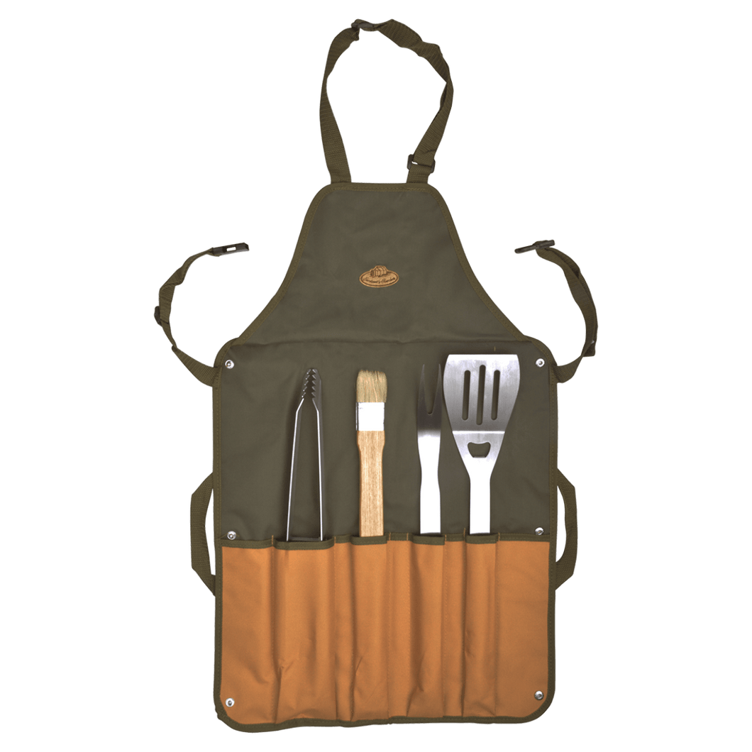 Tablier barbecue avec outils